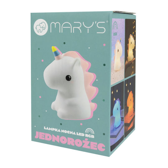 Mary's Led Παιδικό Διακοσμητικό Φωτιστικό Λευκό 9x12.3x14.2εκ.