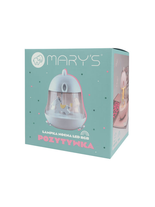 Mary's Led Kids Decorative Lamp Blue 15.7x13x12.1εκ.