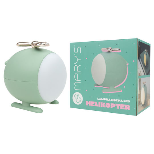 Mary's Led Kids Decorative Lamp Green 10.8x10.4x9.2εκ.