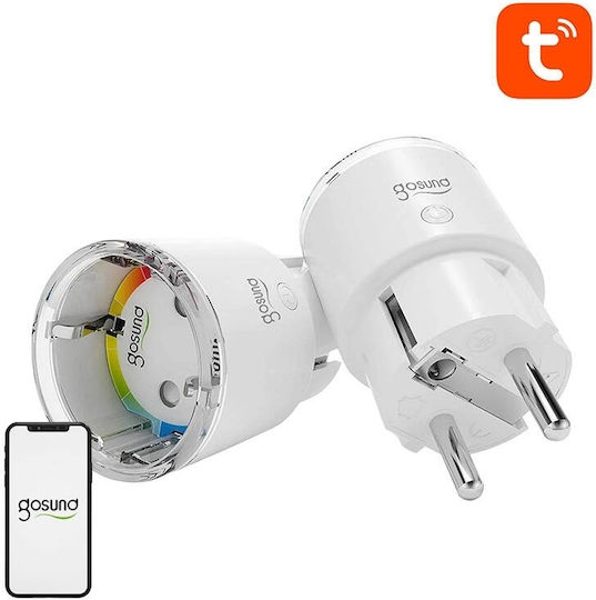 Gosund Smart Μονόπριζο με Διακόπτη και Τηλεχειριστήριο 2τμχ