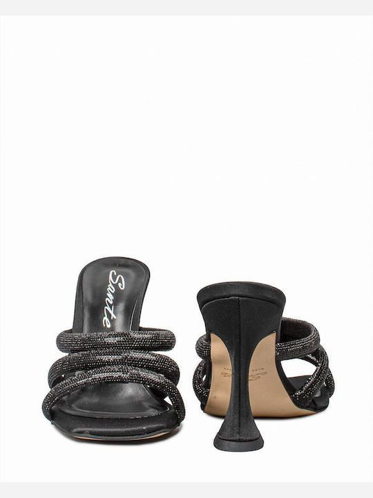 Sandals with Strass Black