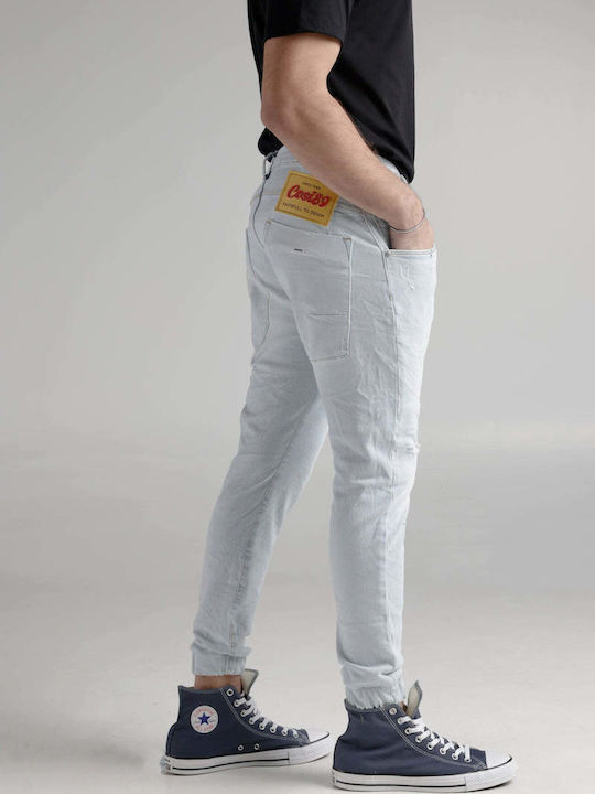 Men's Jeans Pants with Slim Fit Light Blue