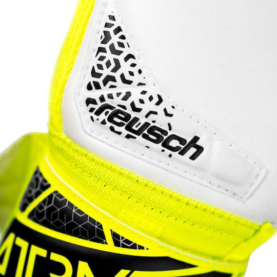 Reusch Attrakt Grip Kids Goalkeeper Gloves Yellow