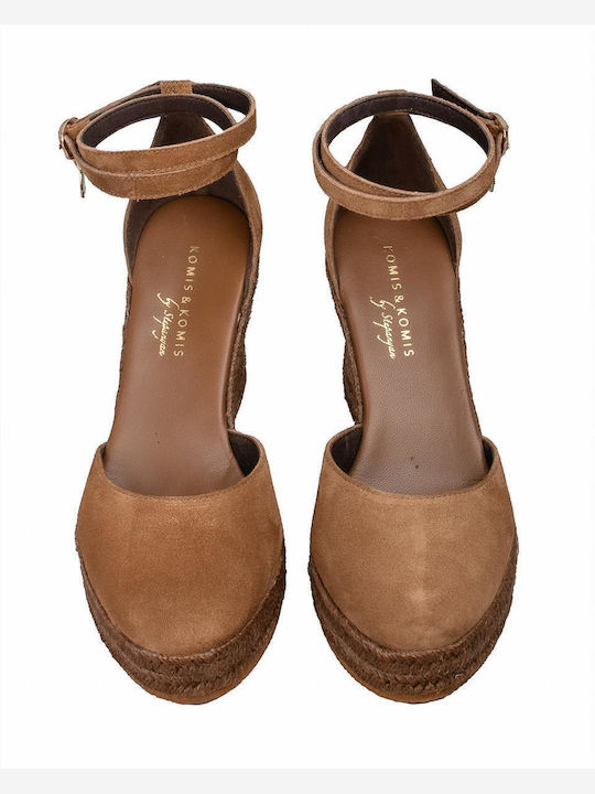 Women's Platform Espadrilles Brown