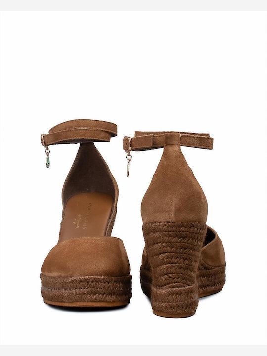 Women's Platform Espadrilles Brown