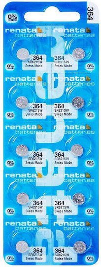 Renata 364 Батерия Сребърен оксид За часовници SR60 1.55V 1бр