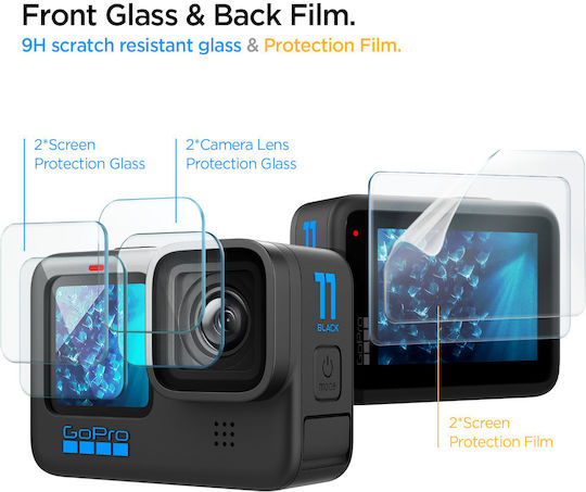 Spigen Glass Tr Slim Multi Pack Screen Protector for GoPro Hero 10 / Hero 11 / Hero 9