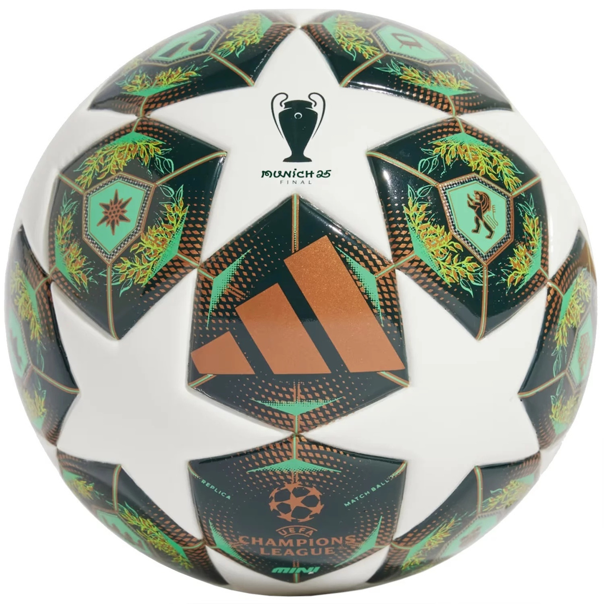 adidas Uefa Champions League JH1292 Mini Minge de fotbal Verde
