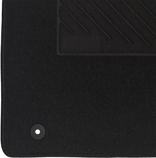 Σετ Μπροστινά και Πίσω Πατάκια 5τμχ για Opel Vectra 2002-2008 Μαύρα