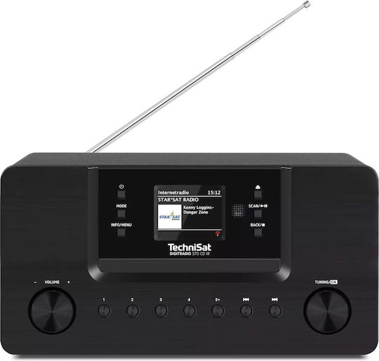 Technisat Soundsystem 2 DigitRadio 570 IR 0000/3953 10W mit CD / Digitale Medien Player, WiFi und Bluetooth Schwarz