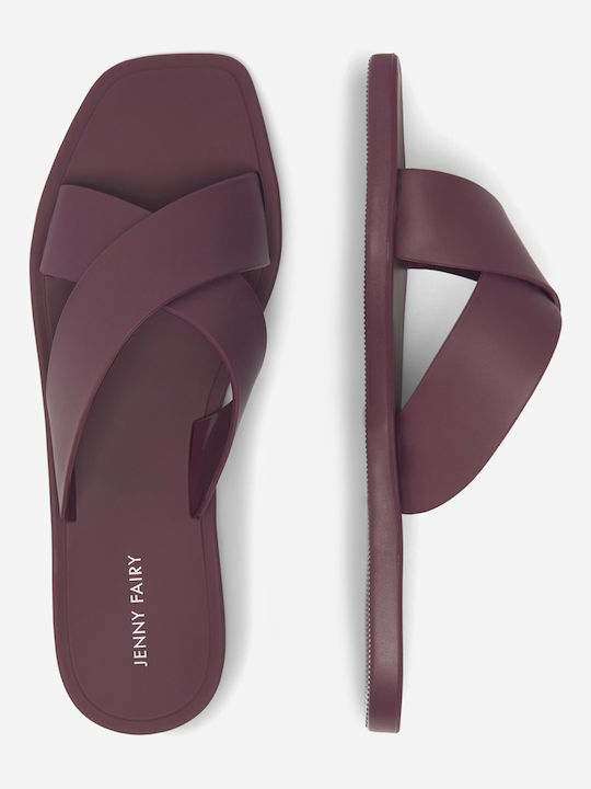 Dament Sandalen Burgundisch