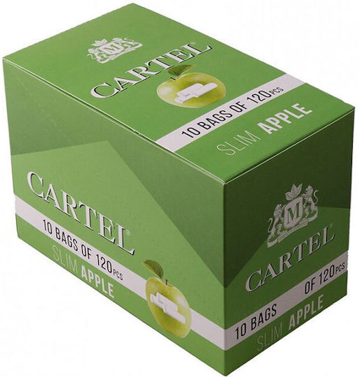 Cartel Filtertips Einfach 6mm 120x1Stk Apfel