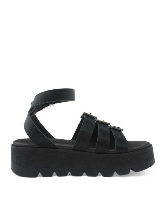 Sandale Casual Damă Anatomicne Negru
