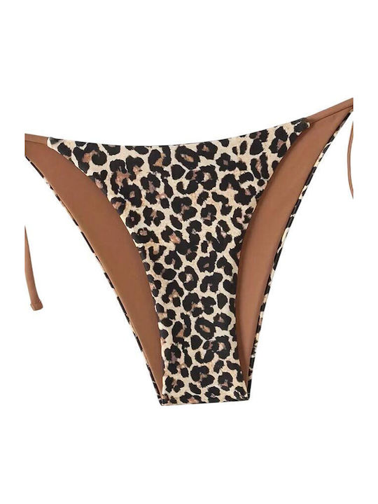 Set Bikini Τριγωνάκι Animal Print Λεοπάρ