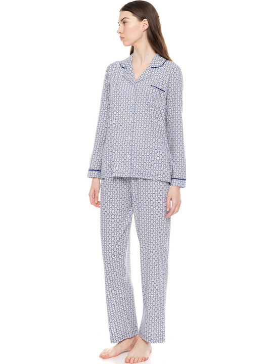 Pink Label Winter Women's Pajama Set Geo Lovers