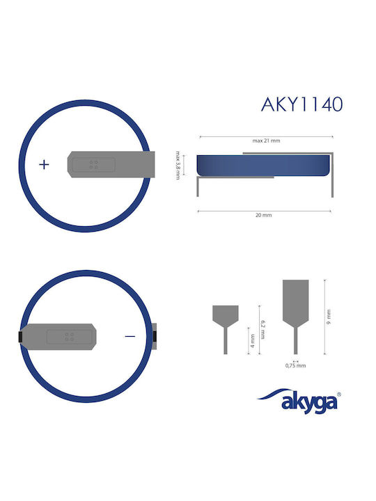 Akyga Hp2d Батерия Литий За часовници CR2032 3V 1бр