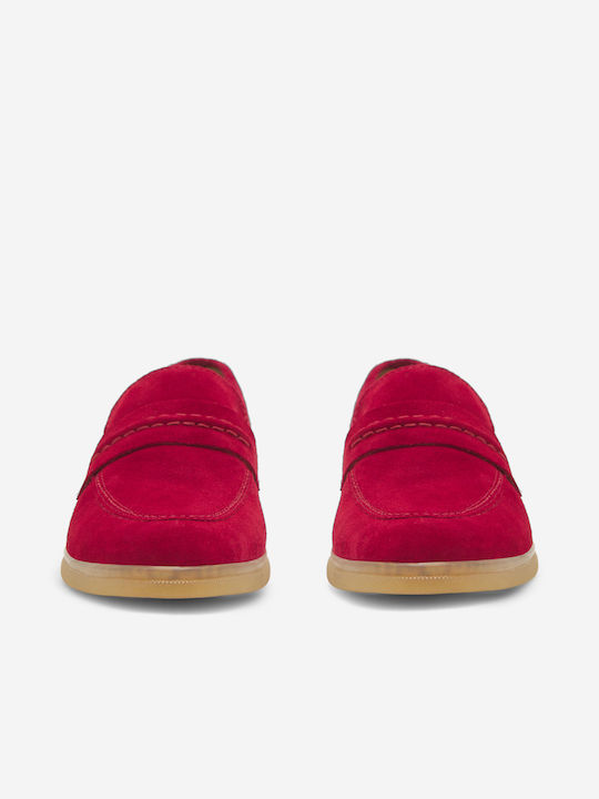Γυναικεία Loafers σε Κόκκινο Χρώμα