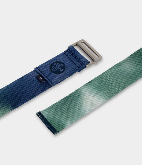 Йога лента Manduka Align Blue Toad 304см X 4.4см