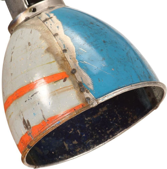 vidaXL Industrial Lamp Wall with Socket E27 Multicolour 14cm