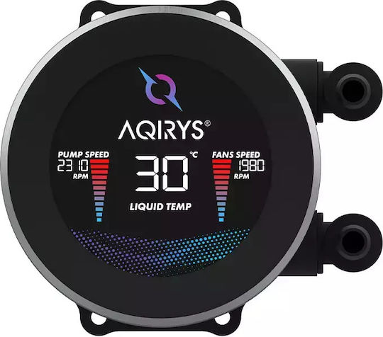 Aqirys Hydra 240 Υδρόψυξη AIO CPU με 2 Ανεμιστήρες 120mm και ARGB Φωτισμό