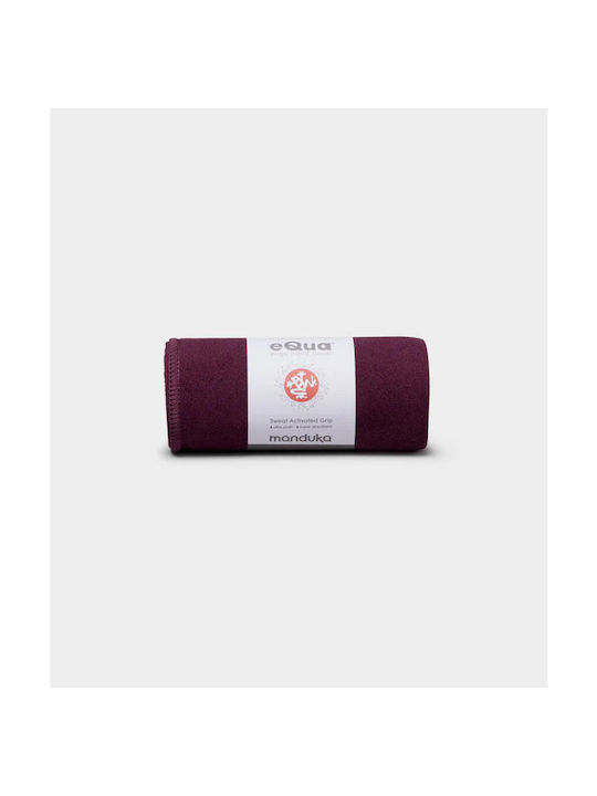 Manduka Πετσέτα Χειρός Equa Hand Yoga Towel Acai Διαστάσεις 41cm X 67cm Βάρος 90γρ