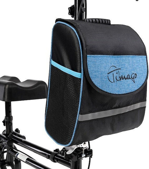 Timago Αναπηρικό Αμαξίδιο Scooter Πτυσσόμενο 44cm Μαύρο
