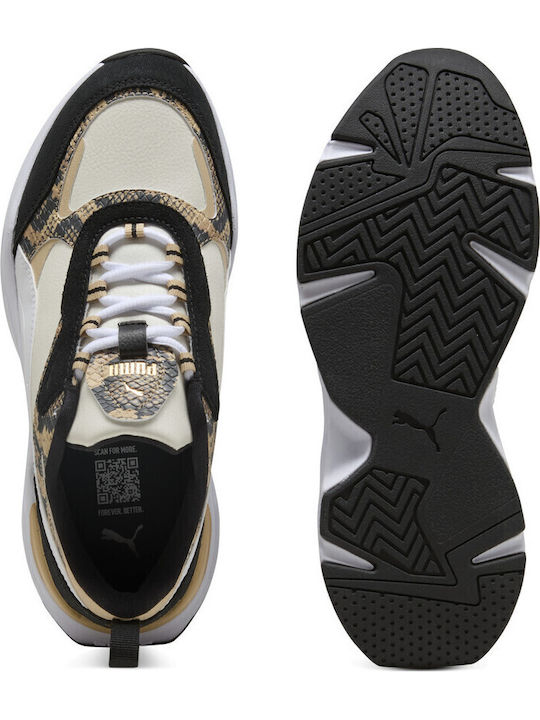 Casia Snake Chic Pentru Femei Adidași Gri Deschis Bej Negru