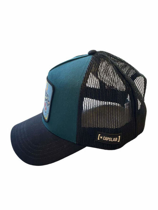 Capslab Jockey Kappe Casquette Premium Cl4 1 Ct Pan Blau-cl4 1 Ct Pan-blau
