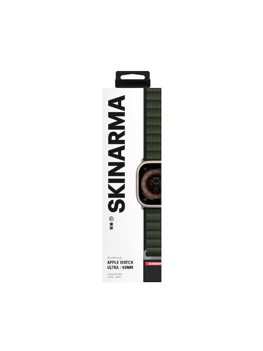Skinarma Kobu Strap Apple Watch Ultra 49 45 44mm Olive