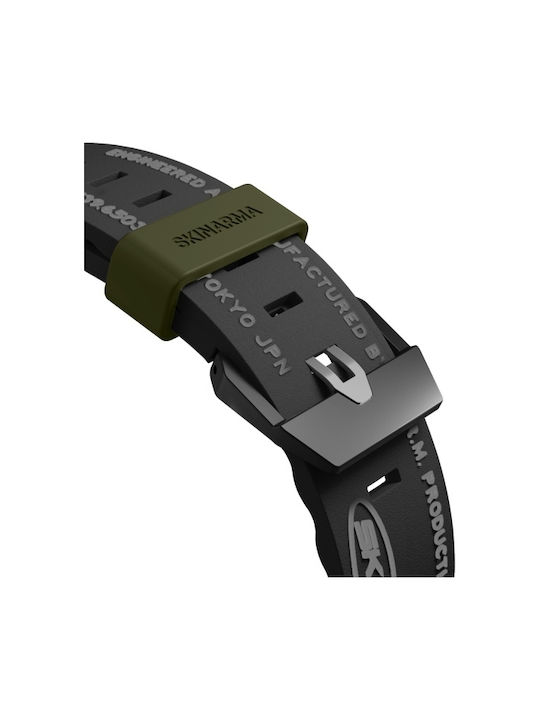 Skinarma Shokku каишка за Apple Watch 45 44 42mm черна