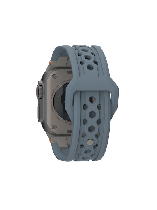 UAG Monarch Strap Stainless Steel Blue (Apple Watch Series 49mm, 46mm, 45mm, 44mm, 42mm)
