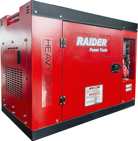 Raider RD-GG15 Трофазен Тиха Генератор Дизел с Максимална Мощност 12kVA