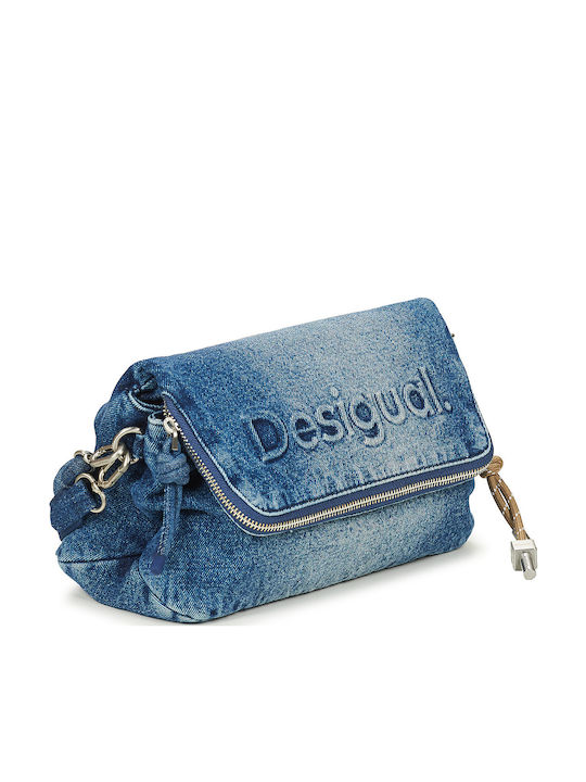 Half Logo Women's Bag Shoulder Blue