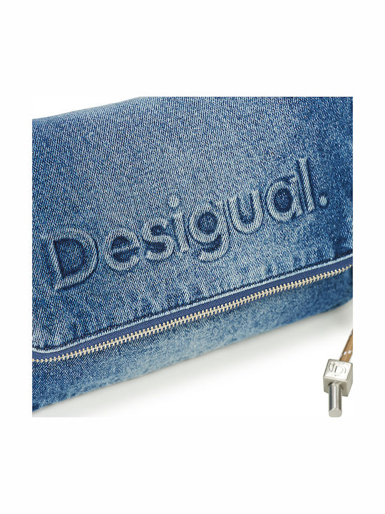 Half Logo Women's Bag Shoulder Blue