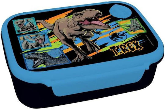 Plastik Kinder Lunchset Dinosaurier Schwarz