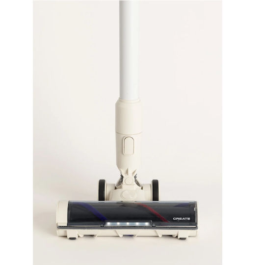 Create Cyclone Force Pro Rechargeable 2 in 1 Stick & Handheld Vacuum 25.9V White