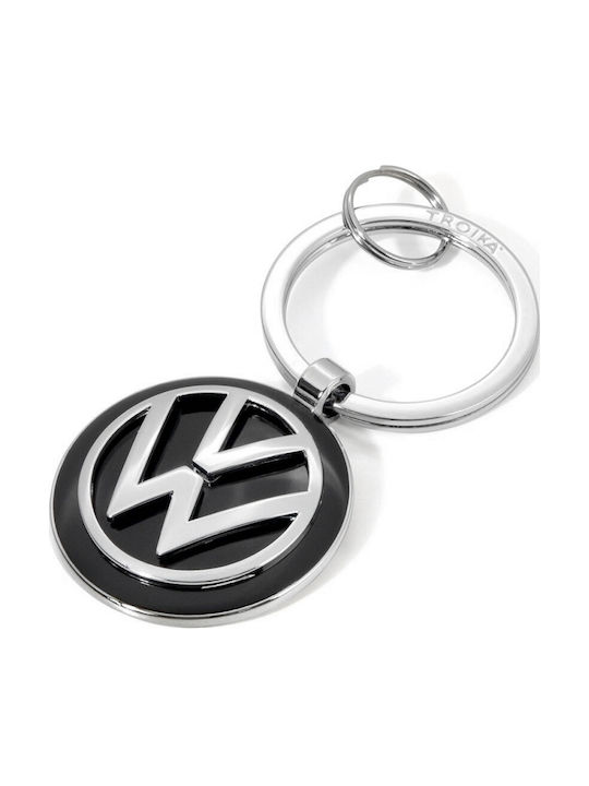 Volkswagen Schlüsselanhänger Etikett Metallisch Schwarz