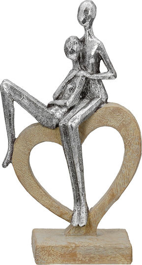 ArteLibre Decorativă Inima Aroha din Metal 14x7x26cm 1buc