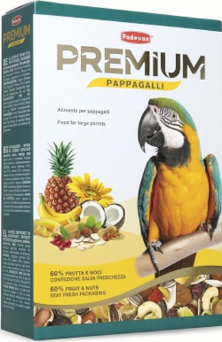 Padovan Premium Pappagalli Τροφή για Μεγάλους Παπαγάλους 500gr