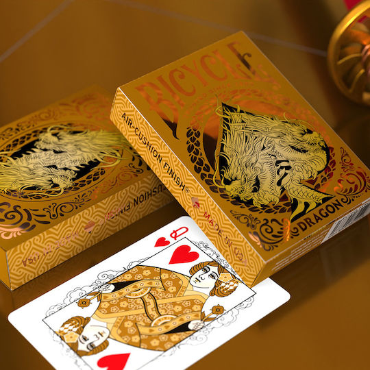 Bicycle Gold Dragon Playing Cards