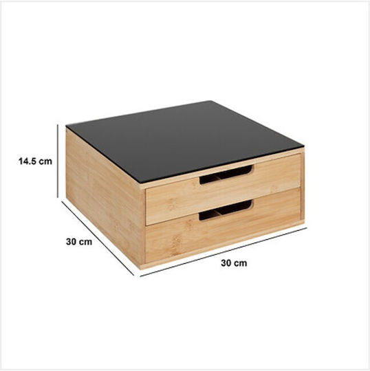 Machine Base 2 Drawers Bamboo Capsules 5five 190082