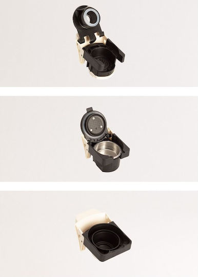 Create Potts Καφετιέρα για Κάψουλες Nespresso Πίεσης 19bar Cream