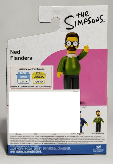 Jakks Pacific Ned Flanders Miniatur-Spaßspielzeug 6,35cm