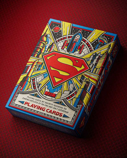 Superman Man Steel Dc Comics Playing Cards
