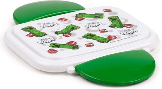 Puckator Plastik Kinder Lunchset Minecraft Mehrfarbig 16 x 10 x 9cm
