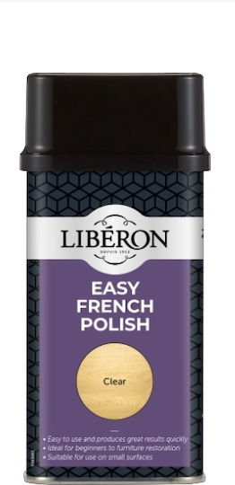 Liberon Easy French Polish Γαλλικό Βερνίκι Αναπαλαίωσης για Σπάνια & Εξωτικά Brown for Wood 250ml