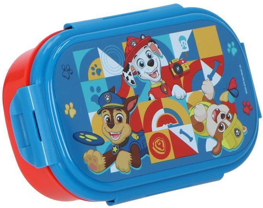 Kids Euroswan Пластмасово детско контейнерче за храна Paw Patrol Многоцветен