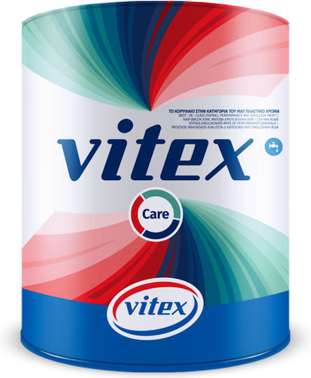 Vitex Care Πλαστικό Χρώμα για Εσωτερική Χρήση Λευκό 10lt