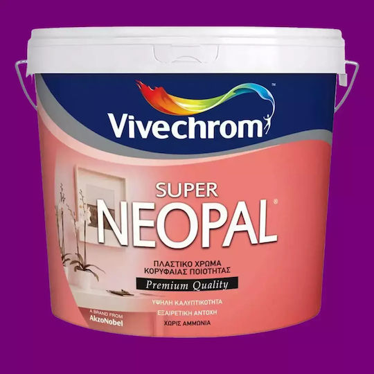 Vivechrom Neopal Super 34 Plastic Vopsea pentru Utilizare Intern Purple 375ml