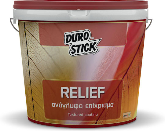 Durostick Relief Plastik Farbe für Äußeres Verwendung Weiß 3Es